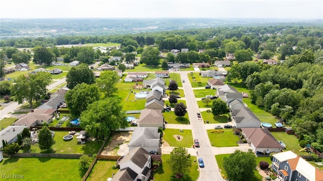313 Crimson Cir, Campbell, OH 44405 - aerial view of residential area