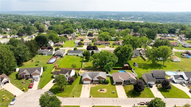 313 Crimson Cir, Campbell, OH 44405 - aerial view of residential area