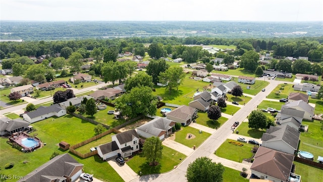 313 Crimson Cir, Campbell, OH 44405 - aerial view of residential area