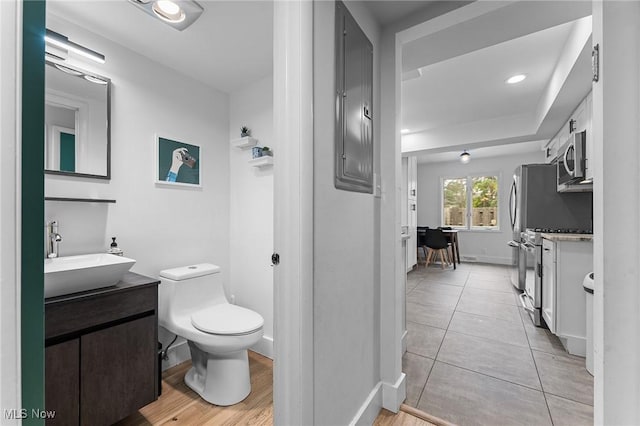2632 S Green Rd, University Heights, OH 44122 - bathroom featuring vanity and tile patterned floors