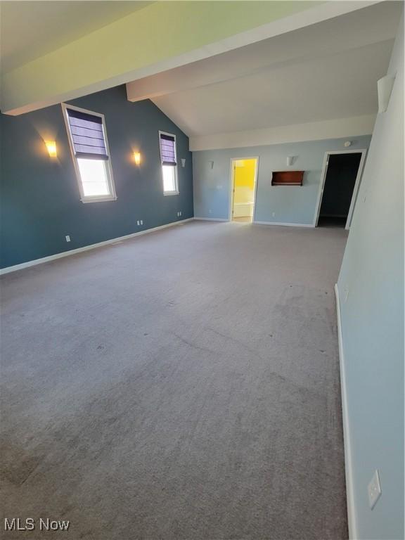 262 High St, Conneaut, OH 44030 - empty room featuring baseboards and carpet floors