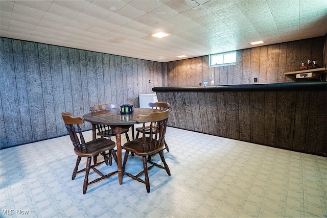 961 Slater Rd, Salem, OH 44460 - dining area featuring tile patterned floors and bar area