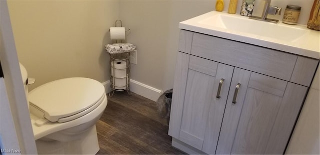 29928 Buck Rd, Salem, OH 44460 - bathroom featuring vanity and wood finished floors