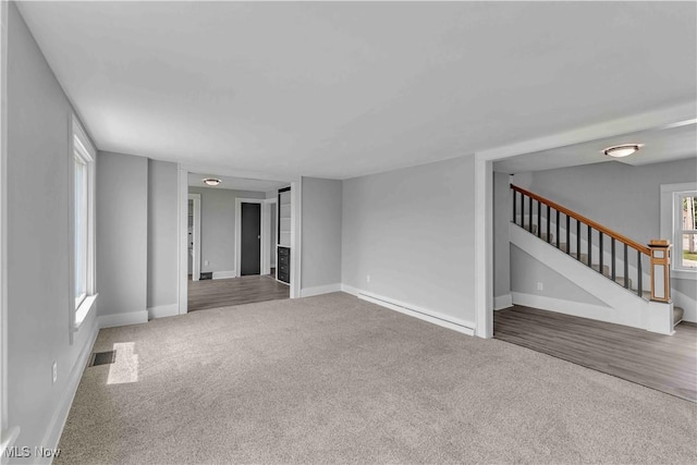 13050 Diagonal Rd, Salem, OH 44460 - empty room featuring carpet floors and stairs