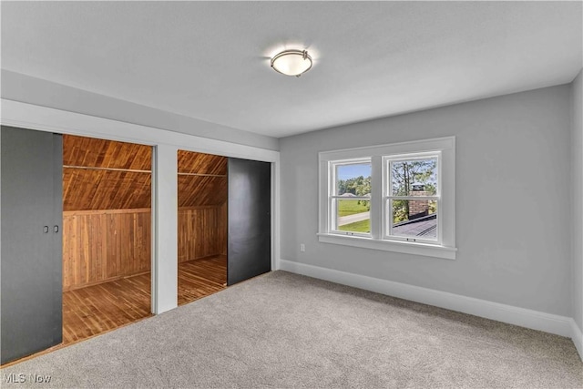 13050 Diagonal Rd, Salem, OH 44460 - unfurnished bedroom featuring carpet floors and two closets