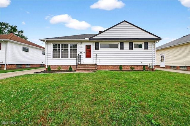 738 Sterling Rd, Wickliffe, OH 44092 - view of front facade with a front lawn and entry steps