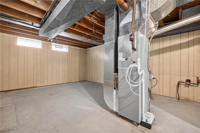 738 Sterling Rd, Wickliffe, OH 44092 - basement with wooden walls