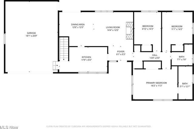4833 Middle Ridge Rd, Perry, OH 44081 - view of room layout