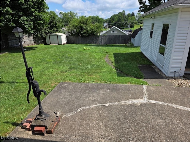 302 High St, Woodsfield, OH 43793 - fenced backyard with a storage shed