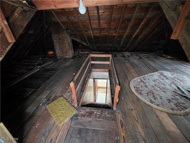 302 High St, Woodsfield, OH 43793 - view of attic