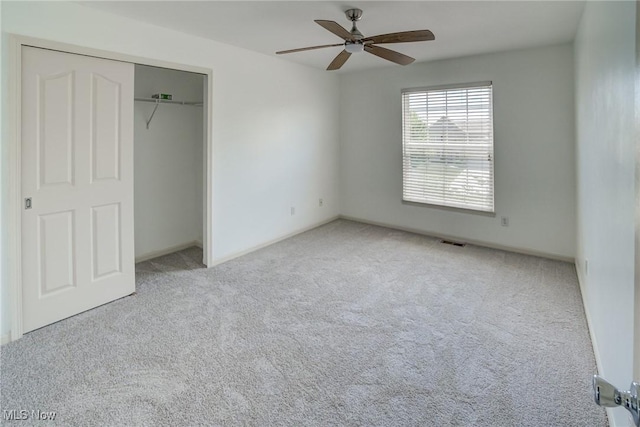1741 Hamilton Dr, Broadview Heights, OH 44147 - unfurnished bedroom with carpet floors, a closet, and ceiling fan