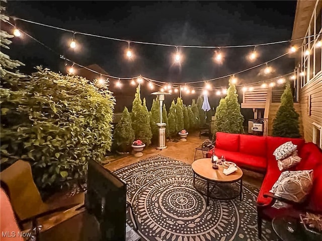 1741 Hamilton Dr, Broadview Heights, OH 44147 - view of patio featuring an outdoor living space