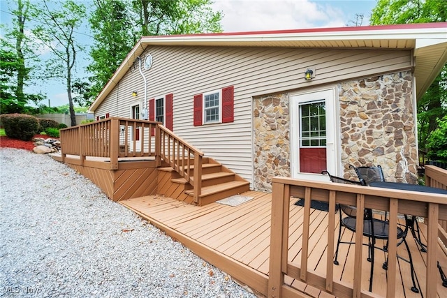 7235 Spillway Rd, Lisbon, OH 44408 - view of deck