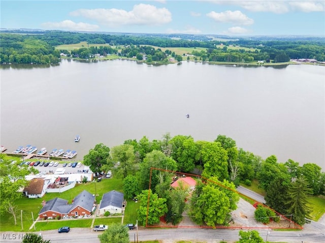 7235 Spillway Rd, Lisbon, OH 44408 - view of property location with property boundaries highlighted and a large body of water