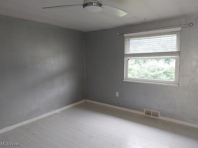 4985 State Route 213, Toronto, OH 43964 - empty room featuring a ceiling fan and wood finished floors