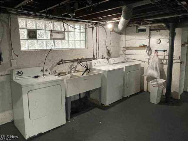 20520 Ball Ave, Euclid, OH 44123 - washroom with washing machine and dryer