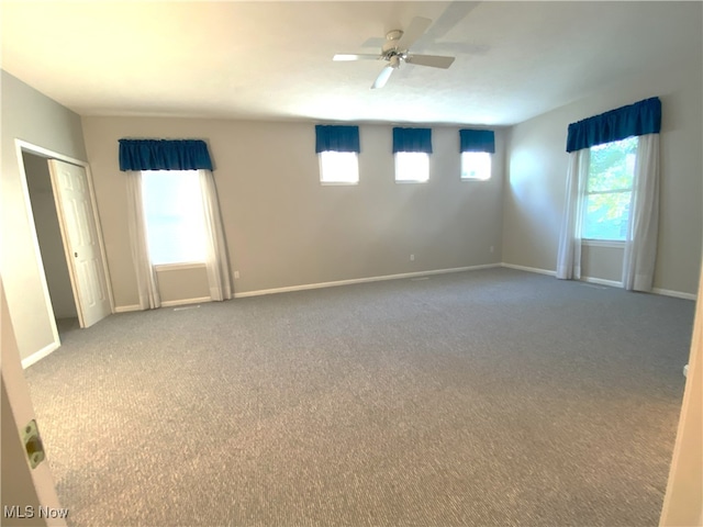 10517 W Ravine View Ct, North Royalton, OH 44133 - unfurnished room featuring carpet floors and ceiling fan