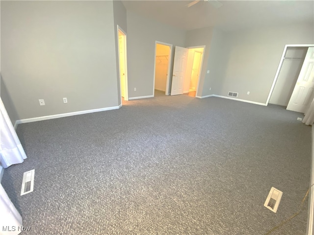 10517 W Ravine View Ct, North Royalton, OH 44133 - unfurnished bedroom featuring a spacious closet and carpet flooring