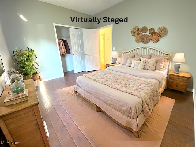 10517 W Ravine View Ct, North Royalton, OH 44133 - bedroom featuring wood-type flooring and a closet