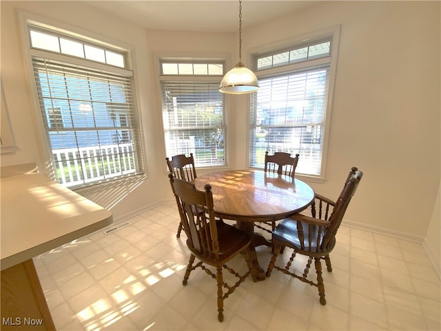 10517 W Ravine View Ct, North Royalton, OH 44133 - dining room with baseboards