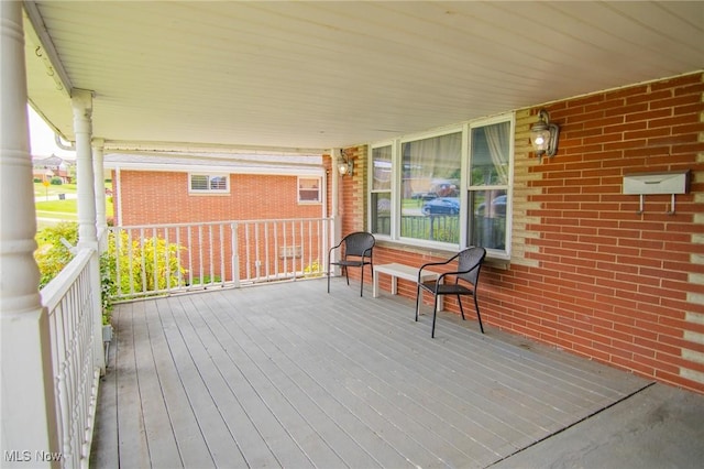 1333 Overlook Dr, Weirton, WV 26062 - view of wooden porch