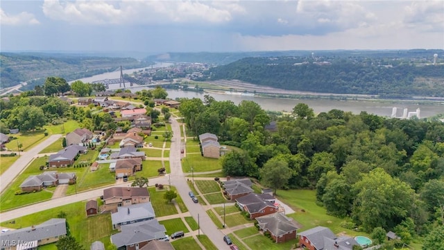 1333 Overlook Dr, Weirton, WV 26062 - aerial view of residential area featuring a large body of water