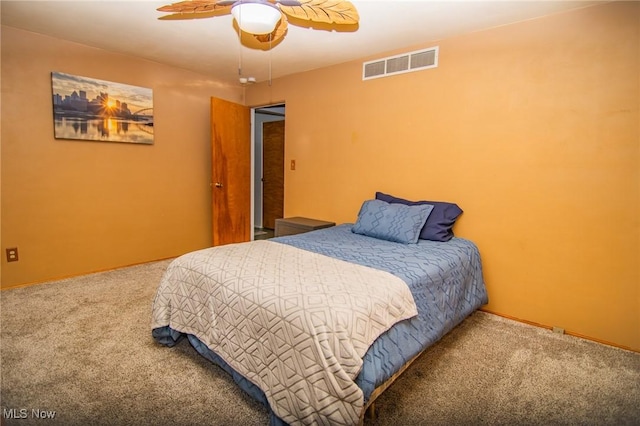 1333 Overlook Dr, Weirton, WV 26062 - bedroom featuring carpet flooring and ceiling fan