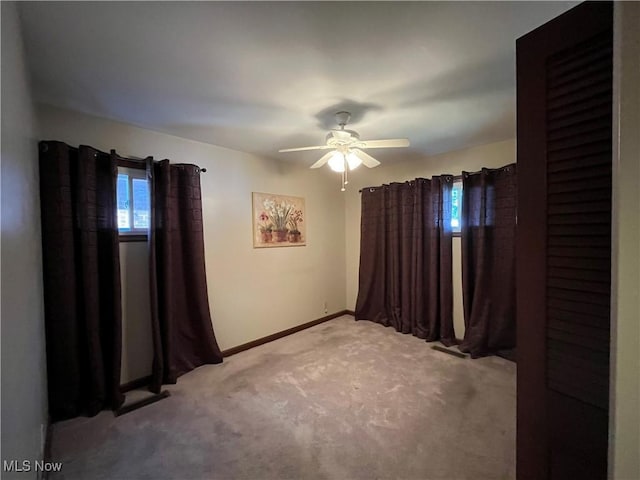 484 Louella Ave, Chester, WV 26034 - unfurnished room featuring light colored carpet and a ceiling fan