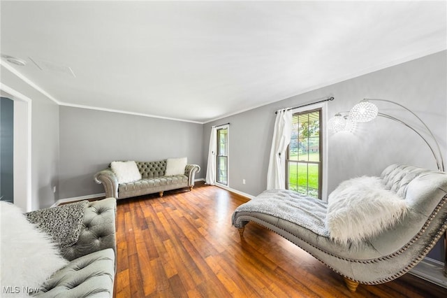 1141 Las Olas Blvd NW, North Canton, OH 44720 - bedroom with ornamental molding and wood finished floors