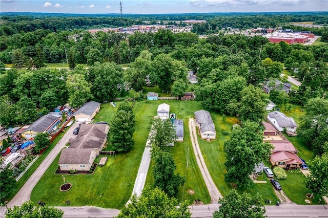 1170 Moneta Ave, Aurora, OH 44202 - aerial view of a heavily wooded area