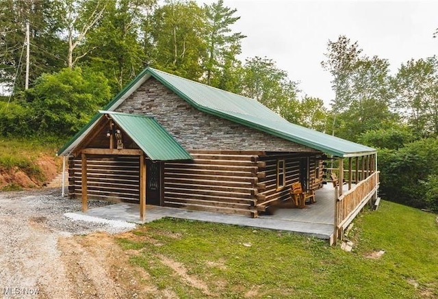4278 Newbury Rd, Little Hocking, OH 45742 - stable with view of scattered trees