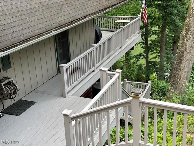2650 W Buckhorn Dr Unit 823, Millersburg, OH 44654 - wooden terrace featuring stairway