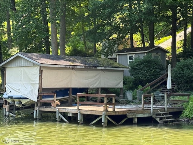 2650 W Buckhorn Dr Unit 823, Millersburg, OH 44654 - dock area featuring a water view
