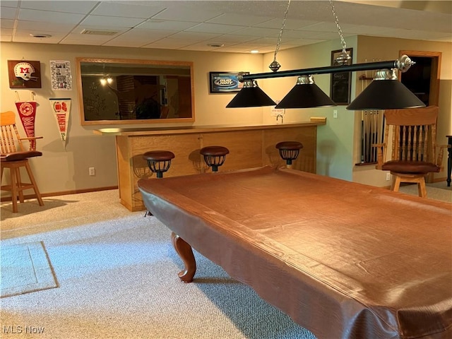 2650 W Buckhorn Dr Unit 823, Millersburg, OH 44654 - playroom with wet bar and carpet