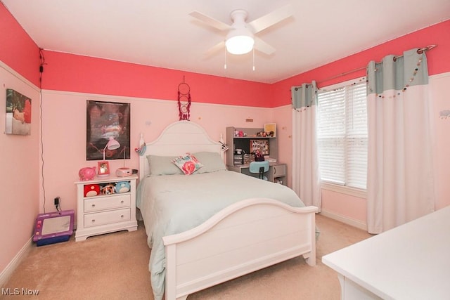 7149 Cascade Creek Ln, Independence, OH 44131 - carpeted bedroom with baseboards and a ceiling fan