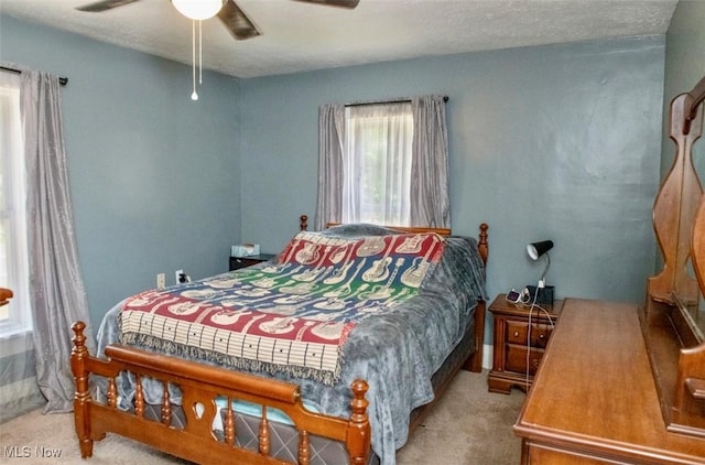 877 W Nimisila Rd, New Franklin, OH 44319 - carpeted bedroom featuring a ceiling fan
