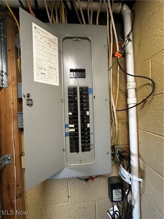 54431 Maple Ln, Martins Ferry, OH 43935 - utility room featuring electric panel