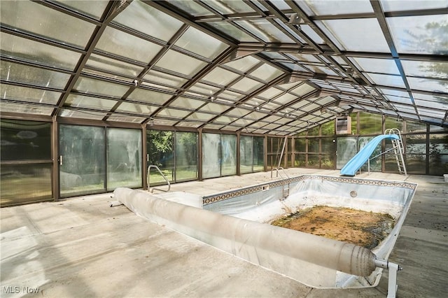 11715 Dunham Rd, Sagamore Hills, OH 44067 - view of pool featuring a water slide and a hot tub