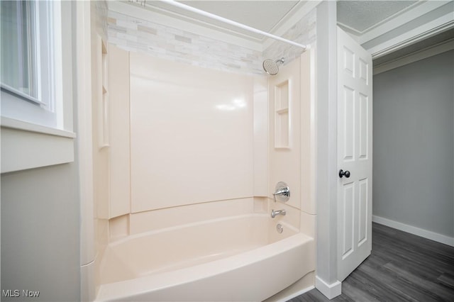 2364 Earl, Niles, OH 44446 - full bathroom featuring shower / tub combination and wood finished floors
