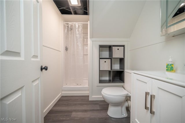 2364 Earl, Niles, OH 44446 - full bath with wood finished floors, vanity, and a shower with curtain