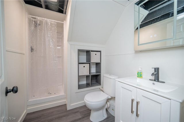 2364 Earl, Niles, OH 44446 - full bath with wood finished floors, vanity, and a stall shower