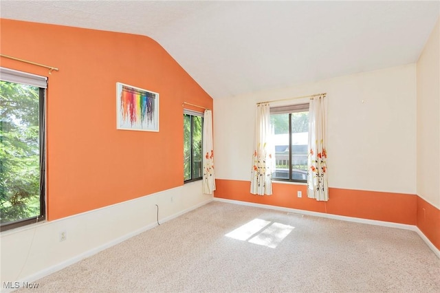 836 Arboretum Cir, Sagamore Hills, OH 44067 - empty room with carpet and lofted ceiling