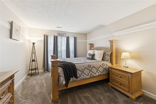 3281 Evans Way, Twinsburg, OH 44087 - bedroom with dark carpet and baseboards