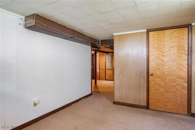 1055 W Virginia Ave, Parkersburg, WV 26104 - finished basement featuring carpet and electric panel