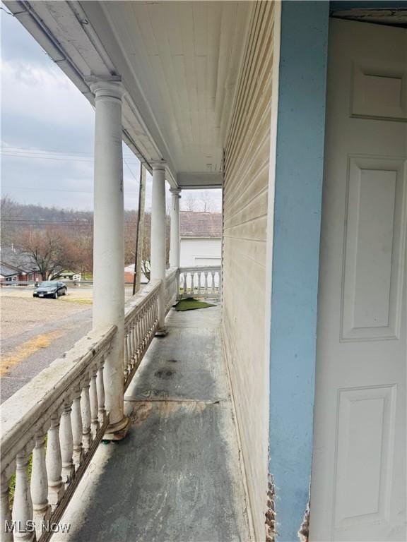 625 Main St, Caldwell, OH 43724 - view of covered porch