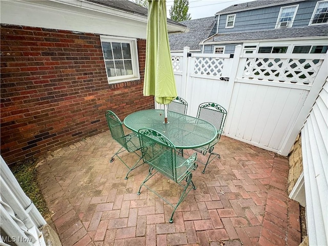 2208 Oak St, Parkersburg, WV 26101 - view of patio with outdoor dining area