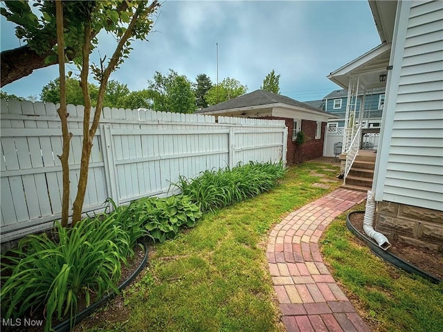 2208 Oak St, Parkersburg, WV 26101 - view of yard featuring stairway