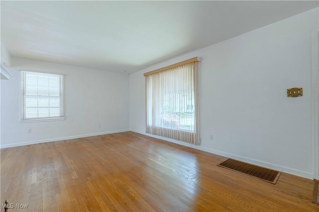 868 Davies Ave, Akron, OH 44306 - spare room with plenty of natural light and light wood-style flooring
