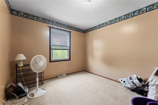 1781 Old Forge Rd, Mogadore, OH 44260 - miscellaneous room featuring carpet floors and a textured ceiling