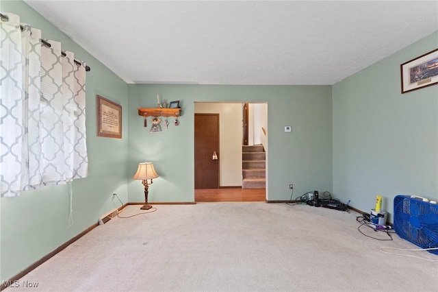 1781 Old Forge Rd, Mogadore, OH 44260 - empty room featuring carpet and stairs